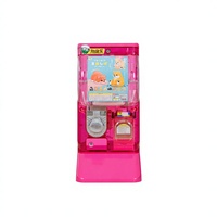 Distributeur automatique de jouets commercial monocouche de 60 à 150 pièces avec système de pièces et jetons, rose-rouge, garantie 1 an, vente chaude