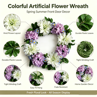 Nouveau Design Guirlande Artificielle Couronnes De Noël pour La Maison Décorations Murales Décoration De Porte D'entrée Couronnes De Fleurs