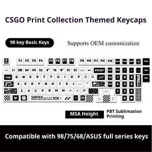 Nuevas Teclas Ergonómicas PBT con Sublimación <span class=keywords><strong>de</strong></span> Tinta, Tema Anime, Personalizadas para ROG, <span class=keywords><strong>EVA</strong></span>, CS:GO, para Teclado Mecánico OEM - Product Image 5