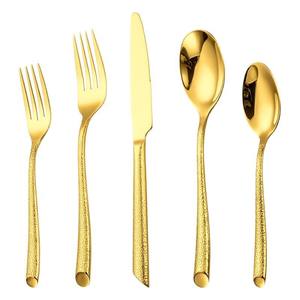 Juego de Cubiertos Horseshoe de 5 Piezas, Acero Inoxidable 316, Cuchillo, Tenedor y Cuchara con Borde Dentado, Acabado Pulido, Color Sólido, para Adultos - Product Image 3