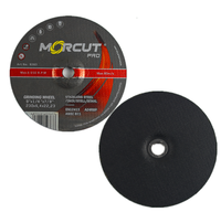Disque abrasif en métal dépressé Morcut Pro OEM 9 pouces 230 mm de diamètre 6,4 mm d'épaisseur T27 pour meuleuse d'angle