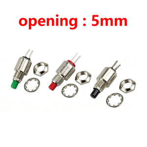 5pcs 5mm DS-402 Self-reset/<b>Momentary</b> Mini <b>Push</b> <b>Button</b> <b>Switch</b> 0.5A/125V - Product Image 1