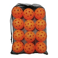 Accessoires de pickleball professionnels pour l'entraînement transfrontalier : balles de pickleball moulées par injection à 40 trous et balles de pickleball rotomoulées à 48 trous