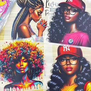 Calcomanías <span class=keywords><strong>de</strong></span> ropa listas para planchar, pegatinas <span class=keywords><strong>de</strong></span> prensa, bolsos, sombreros, diseños <span class=keywords><strong>de</strong></span> transferencia <span class=keywords><strong>de</strong></span> calor <span class=keywords><strong>de</strong></span> vinilo, etiquetas negras para Niñas para camisetas, Plastisol - Product Image 3