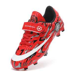 Zapatos de Fútbol para Niños de Invierno, Antideslizantes, Resistentes al Desgaste, de Cuero Sintético, con Cierre de Velcro, para Estudiantes de Primaria - Product Image 2