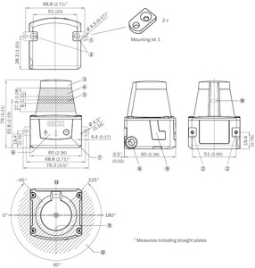 Capteurs LiDAR SICK TIM320-0131000S02 1069933 – Scanners laser de sécurité intérieurs à 270° horizontaux – Vente chaude - Product Image 4