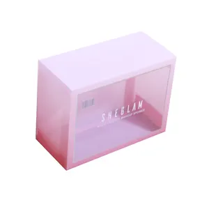 Hot Sale Custom Transparente PVC Box Maquiagem Esponja Caixa para Cosméticos