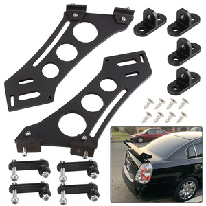 Soporte de montaje de ala trasera de aleación de aluminio de 5, 7 y 10 pulgadas con patas perforadas para instalación de alerón de coche - Product Image 3