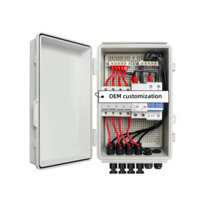 Profession elle Photovoltaik-Kombination sbox <span class=keywords><strong>6</strong></span> In 2 Out 600VDC IP65 ABS-Material Solarenergie management - Product Image 2