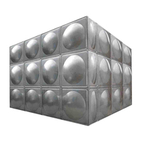 Réservoir de stockage d'eau modulaire en acier inoxydable de 50 000 litres