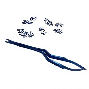 Premium Quality Medtrust Surgical 20 Pcs Aneurysm Clip Set with 1 Applicator Reusable <b>Neurosurgery</b> Vascular Surgical <b>Instrument</b> - Product Image 1