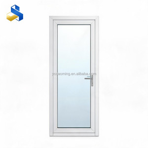 <span class=keywords><strong>Porte</strong></span> extérieure simple moderne entièrement vitrée en PVC insonorisé - Product Image 1
