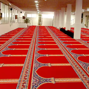 100% Nylon/Wol Jacquard Lus Stapel Rechthoekige Abstracte Patroon Tapijt Hand Getuft Machine Gemaakt Gesneden Stapel Voor Gebeden Thuis 10Mm - Product Image 6