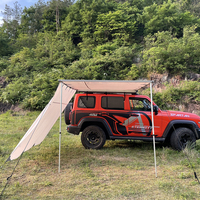 Auvent latéral de voiture imperméable rétractable pour véhicule tout-terrain, SUV, camion, camping