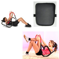 Appareil d'exercice abdominal : Rouleau de musculation pour crunches et sit-ups, assistant d'entraînement fitness