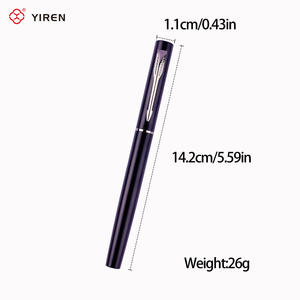 YIREN Wholesale Colorful Matte Personalized Metal Fountain <strong>Pens</strong> With Custom Logo Printed - Product Image 6