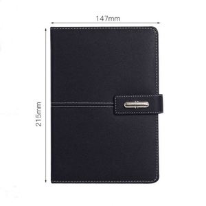 Carnet de notes exécutif A5 ligné en cuir rigide, personnalisable, pour journalisation quotidienne, cadeau promotionnel, 100 feuilles 80 g/m² - Product Image 3
