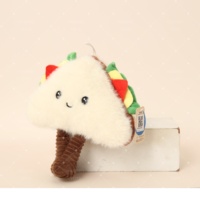 Jouet alimentaire de simulation Kawai, en peluche super douce en flanelle, anti-stress, design sandwich champignon, rembourrage en coton PP et nylon, conception personnalisée