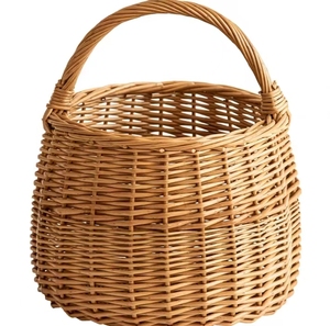 Panier à fleurs en osier bleu pour rangement, arrangement floral, pique-nique en extérieur, <span class=keywords><strong>cadeau</strong></span> - Product Image 5