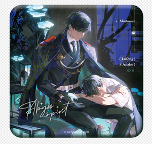 Nouveauté 2026 Little Mushroom Official Week Série Saint-Valentin Badges et cartes postales en acrylique avec signal de battement de cœur - Product Image 3