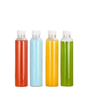 Bouteille de boisson en plastique PET transparente de qualité alimentaire de 250 ml à petite ouverture ronde pour yaourt et jus - Product Image 4