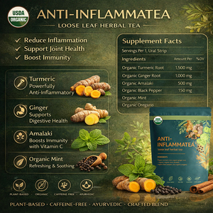 Tisane biologique en vrac <span class=keywords><strong>anti</strong></span>-<span class=keywords><strong>inflammatoire</strong></span>, directement du fabricant, pour une énergie constante et un soutien <span class=keywords><strong>anti</strong></span>-<span class=keywords><strong>inflammatoire</strong></span> - Product Image 3