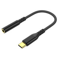 Dongle multifonctions USB C vers câble audio auxiliaire Cordon Type C vers adaptateur de prise casque femelle 3.5mm