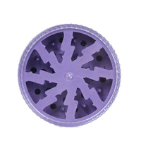 Vente en gros d'outils de tabac à 3 couches 60mm avec logo personnalisé Protection de l'environnement roulante Accessoires pour fumeurs Broyeur d'herbes biodégradables