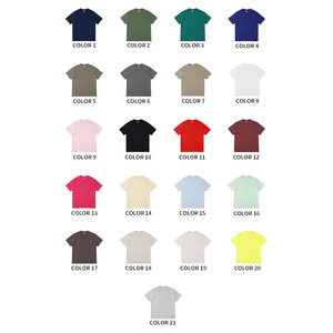 Camiseta de Algodón Pesado de Talla Grande para Hombre, Manga Corta, Lisa, en Blanco, con Impresión de Logo Personalizado OEM al por Mayor - Product Image 2