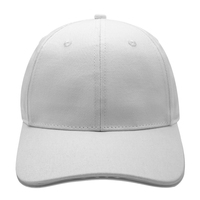 Gorra de Béisbol Unisex al por Mayor con Tira de Luces LED de 6 Paneles, Cierre Trasero Ajustable, Lona Común para Uso Deportivo, Logotipo Bordado Personalizado