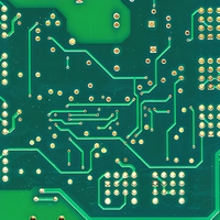 Fabrication de circuits imprimés MAIJING à 2 couches avec finition de surface ENIG HASL, épaisseur de cuivre de 1 oz, taille 6,52 x 9,37 cm