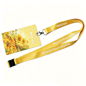 <span class=keywords><strong>Carte</strong></span> d'identité en PVC avec cordon, cordon cadeau pour croisière, cordon en polyester, cordon de cou par sublimation, cordons personnalisés avec logo - Product Image 4