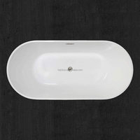 Vente à Chaud Design Moderne Écologique Egouttoir à Usage Hôtel Inclus Baignoire Autoportante en Acrylique Blanc