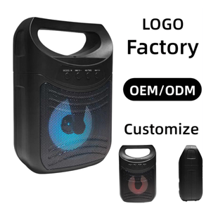 Haut-parleur Bluetooth portable mini personnalisé ABS-4107 avec subwoofer stéréo, lumière RGB, carte TF, OEM ODM, pour la maison, le camping et les fêtes - Product Image 1