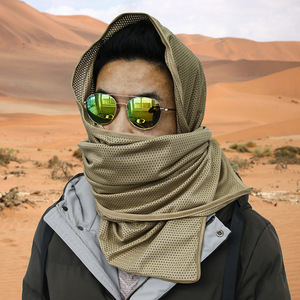 Cycling Mask Camouflage Scarf Long Khaki Magic Headband Sun Protection Outdoor Sports Neck Warmer Hunting Summer Men - Product Image 3