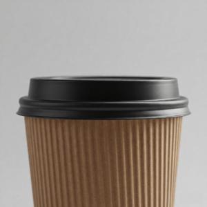 Vaso de Papel Desechable con Logotipo Personalizado P&M, Vaso de Café Aislado con Pared Ondulada, Venta Directa de Fábrica, Vaso para Té Caliente OEM - Product Image 4