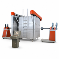 Machine de moulage rotatif industrielle avec roulement, puissance 65 kW, personnalisable selon la capacité en litres, options de tension 220 V/380 V/110 V