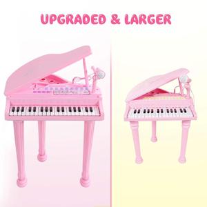 Piano <span class=keywords><strong>de</strong></span> Juguete <span class=keywords><strong>de</strong></span> Plástico <span class=keywords><strong>de</strong></span> 37 Teclas - Instrumento Musical <span class=keywords><strong>de</strong></span> Educación Temprana para Bebés con Micrófono y Taburete - Regalo Perfecto para Niños <span class=keywords><strong>de</strong></span> 2 a 7 Años - Product Image 3