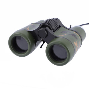 Fangmingle Binoculars 4X30 Military Green Camouflage Children's Toy Educational Outdoor Observation - Product Image 3