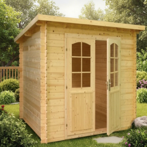 Casette da Giardino Prefabbricate in Legno Moderne con Spazio per Attrezzi e Design Anti-Roditori - Product Image 1