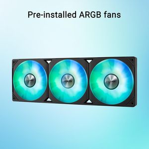 ASU Prime LC 360 ARGB <span class=keywords><strong>Dissipatore</strong></span> <span class=keywords><strong>a</strong></span> <span class=keywords><strong>Liquido</strong></span> All-in-One per CPU, Compatibile con AMD AM5 AM4 e Intel LGA 1851 1700 1200 115x, Ventole con Effetto Specchio Infinito - Product Image 4