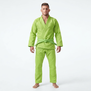 Men Athletic Martial Arts Training Uniform Long Sleeve <b>Jacket</b> And Pants Sportswear - Product Image 1