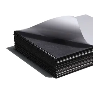 A4 Size Super Strong Anisotropic Rubber Magnet Sheet With Adhesive Flexible Magnetic Sheet A4*1mm A4*1.5mm