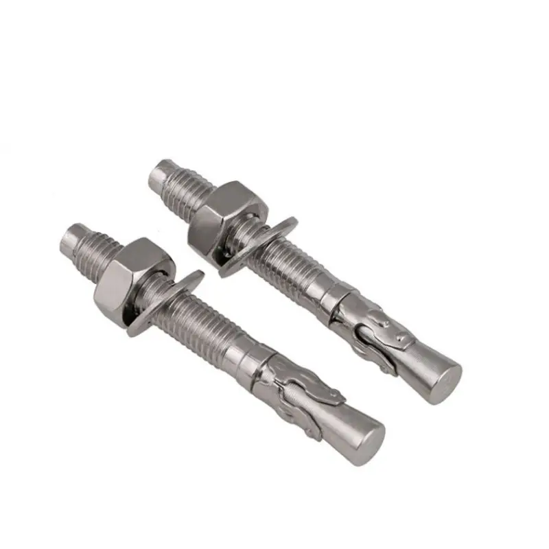 Factory direct sales stainless steel wedge anchors wedge anchor bolts expansion wedges and anchor for prestresses concrete