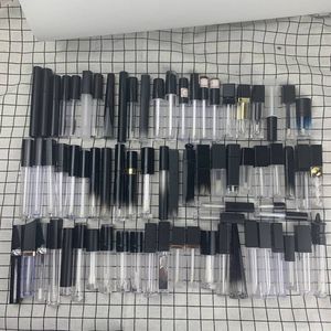 Chứng Khoán Quảng Trường Nhãn Hiệu Riêng Lip Gloss 5Ml Lipgloss Ống Với Nắp Tròn Lip Balm <span class=keywords><strong>Container</strong></span> Rỗng Vàng Bạc Đen Trắng Lip - Product Image 6