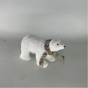 Big Claasi Animatronique <span class=keywords><strong>Ours</strong></span> Polaire Animal En Peluche Noël & Baptême Décor À La Maison Jouet - Product Image 2