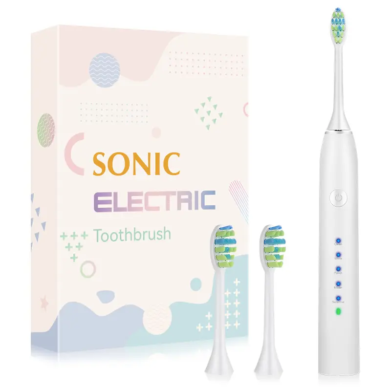 Brosse a dents electrique a ondes sonores de 38000 fréquences par minute pour le nettoyage des dents