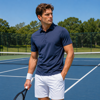 Fournisseur en gros de chemises de golf de style hawaïen, fabricant de polos unisexes à motif lettres, extensibles et performants