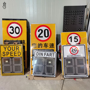 Fabrikpreis LED-Anzeige Verkehrsschilder Geschwindigkeitsdetektor Solar-Radar Geschwindigkeitsbegrenzungsschild Radar-Geschwindigkeitsschild - Product Image 4