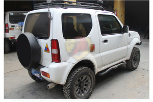 Planches à pied rondes en acier inoxydable, pour <span class=keywords><strong>Suzuki</strong></span> <span class=keywords><strong>Jimny</strong></span> JB64 JB74, JB64W et JB74W, 2019, 2020, 2 pièces - Product Image 4